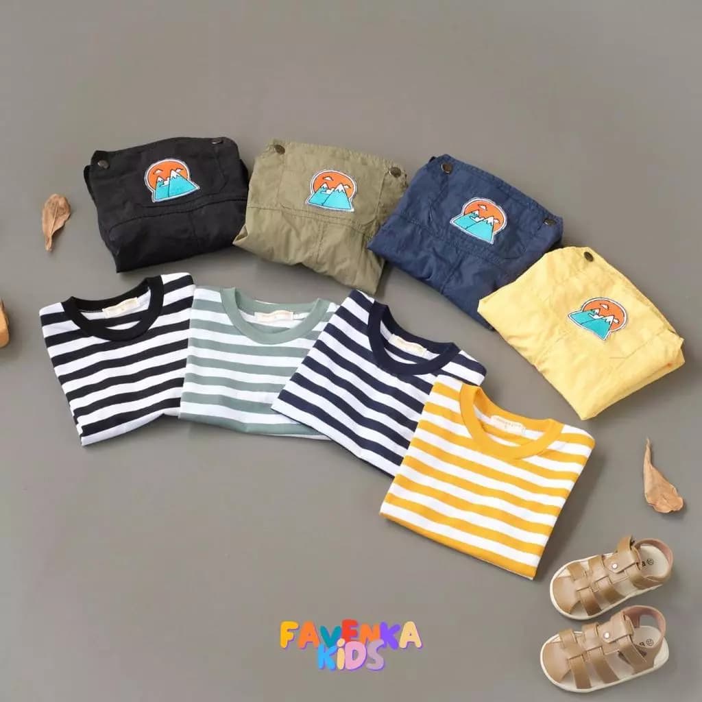 FavenkaKids Mountain Light Overall Setelan Anak Unisex - Image 1