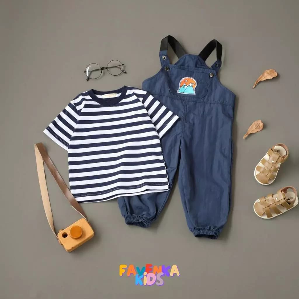 FavenkaKids Mountain Light Overall Setelan Anak Unisex - Image 3