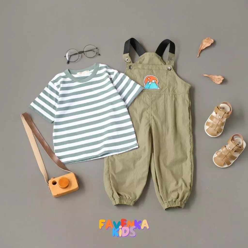 FavenkaKids Mountain Light Overall Setelan Anak Unisex - Image 5