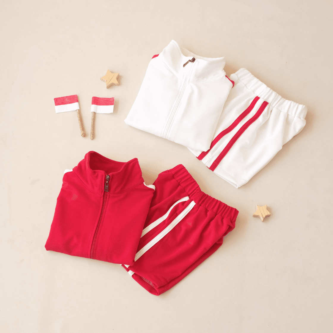 Favenka Kids - Twinny Sport Baju Setelan Merdeka Series Unisex - Image 5